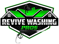 Logo for Revive Washing Pros, showing a person